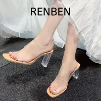 [RENBEN new fashion Korean style ins fashion transparent thick high-heeled short high-heeled women sandals heel strap shoes minimalist fashion derss sut G Lahore simple double holder with skirt/,RENBEN new fashion Korean style ins fashion transparent thick high-heeled short high-heeled women sandals heel strap shoes minimalist fashion derss sut G Lahore simple double holder with skirt/,]