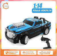 CONUSEA 1:14 4WD รีโมทคอนโทรลความเร็วสูงรถ Drift Blue Ghost PVC ป้องกันการระเบิดรถ Shell 390 Strong Magnetic Motor ฮาโลวีน Christmas Gift