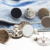 Detachable Jeans Buttons Snap Waist Adjustment Button Fastener Pants Pin for Retractable Button Sewing-Free Buckles