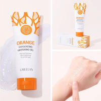 Orange Exfoliating Whitening Gel Natural Non-Irritating Ingredients Scrub for Facial Cleansing and Skin Care
