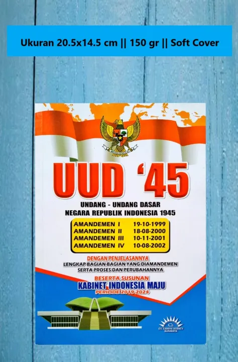 UUD '45 Undang-Undang Dasar Negara Republik Indonesia 1945 Dengan ...