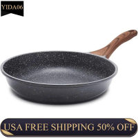 SENSARTE Nonstick Frying Pan Skillet, Swiss Granite Coating Omelette Pan, Healthy Stone Cookware Chefs Pan, PFOA Free