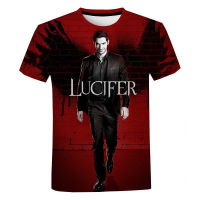 2021 Hot Series Lucifer 3D พิมพ์เสื้อยืดผู้ชายผู้หญิงแฟชั่นลำลองแขนสั้นเสื้อ Harajuku Streetwear เสื้อยืดขนาดใหญ่