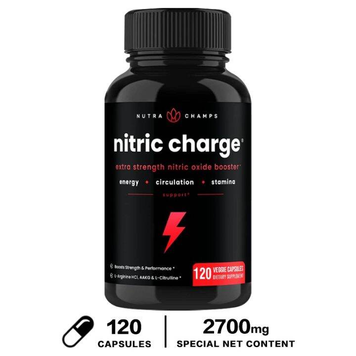 ของแท้-nitric-oxide-booster-อาหารเสริมผู้ชาย-strength-and-endurance-60-120-แคปซูล-ราคาถูก-ส่ง