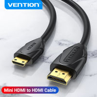 Vention สายเคเบิลมินิ HDMI เป็น HDMI,ไมโคร HDMI เป็น HDMI ชุบทอง HDMI 1.4V 1080P สายอะแดปเตอร์ HDMI ระดับพรีเมียมสำหรับแท็บเล็ตกล้องวิดีโอ