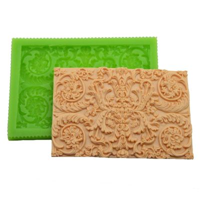 DIY European Style Embossed Fondant Cake Silicone Mold Embossed Cake Decorating Tools DIY Baking Clay Mold