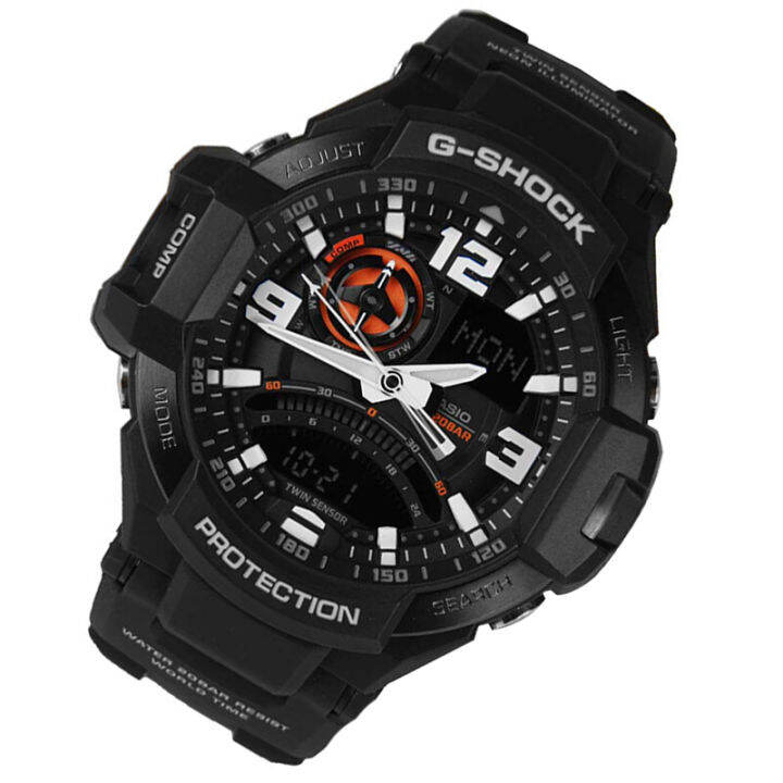 g-shock-ga1000-ของแท้ผู้ชายกีฬานาฬิกาเซ็นเซอร์คู่เคลื่อนไหวกลางแจ้งกันกระแทกกันน้ำโคลนอัตโนมัติยกไฟรับประกันสี่ปี-ga-1000-1a