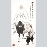 การประดิษฐ์ตัวอักษรและภาพวาดของ Fan Zeng,ทางออกของ Lao Tzu,การประดิษฐ์ตัวอักษรและภาพวาดที่มีชื่อเสียง,ภาพวาดแขวนตกแต่ง,ภาพวาดตกแต่งผ้าไหม,สำนักงาน,ภาพวาดหลักกระดาษ Xuan