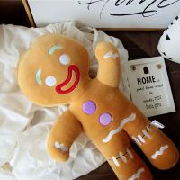 [HOT ZHLSWKCXKLKWHG 543] 10 60ซม. การ์ตูนน่ารัก Gingerbread Man Plush ของเล่น Amp;