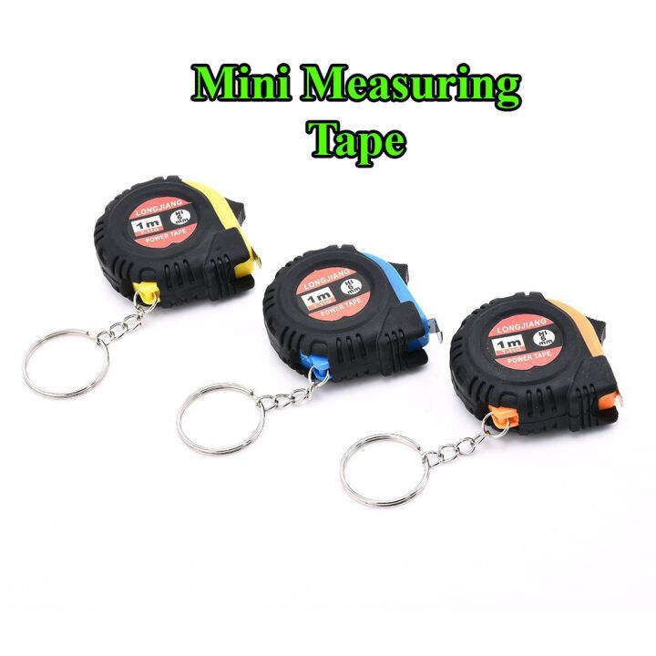 1M/3ft Mini Measuring Tape Keychain Retractable Tape Measure Key Ring