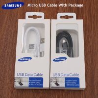 สายไมโคร USB ชาร์จ Samsung เร็วของแท้,ยาว1ม./1.5ม./2ม. สายข้อมูลสำหรับกาแล็คซี่ S4 S6ขอบ S7 J1 J4 J6 J5 J7 A10 C5 C7 C9