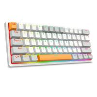 Redragon K642WGO-RGB 61-Key RGB แสงไฟวิศวกรรมแป้นพิมพ์สีแดงสวิทช์ PK Fizz K617ที่มี M910 KS 8000จุดต่อนิ้วเมาส์สำหรับเล่นเกม