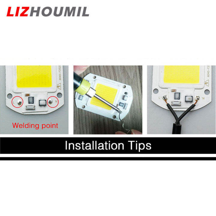 lizhoumil-ไฟ-led-อัตโนมัติ220v-20w-30w-50w-ชิป-cob-แสงสีขาว-อบอุ่นสมาร์ทไอซีแบบบูรณาการไดร์เวอร์