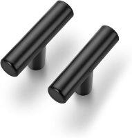 Ravinte Cabinet Pulls Matte Black Stainless Steel Kitchen Cupboard Handles Cabinet Handles 2”Length, 30-Pack 30 Matte Black