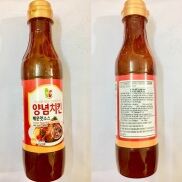 Nước sốt gà chiên vị caykhông cay chungwoo 440g