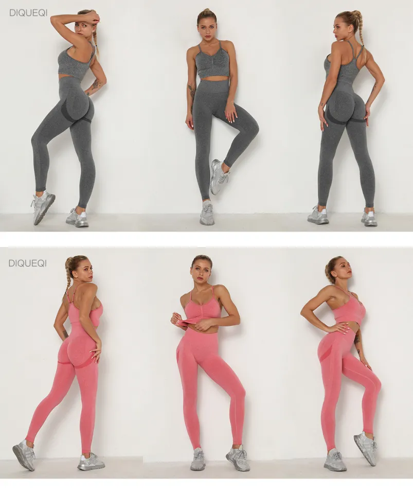 Seamless Yoga / Sports Set Women / Gym Fitness/ Two Piece Set