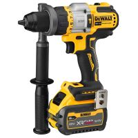 DeWALT สว่านกระแทกไร้สาย DCD999T1-B1 แบบชุดพร้อมแบต flexvolt advantage DCB606 6AH และแท่นชาร์เร็ว DCB118