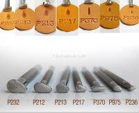 Japanese leather craft Printing Tools P370/P232/P212/P213/P217/P975/P236 leather toolmetal stamp