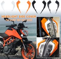 Allotmark รถจักรยานยนต์ด้านหน้าไฟหน้าแผงด้านข้าง Fairing Cowl กรอบฝาครอบไฟหน้าสำหรับ KTM Duke 390 Duke390 2017 2018 2019 2020 2021 2022อุปกรณ์เสริม