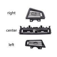 RHD มือจับด้านขวาช่องลมหน้าซ้ายตรงกลางเครื่องปรับอากาศขวาแผ่นแผงควมคุมไฟฟ้าโครเมียมสำหรับ BMW 5 Series F18 F10