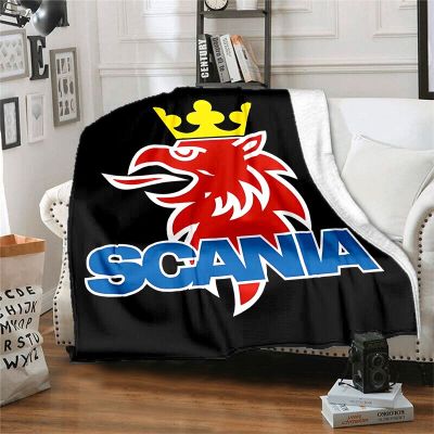 （in stock）Truck logo warm blanket soft, warm, comfortable, sofa, living room, baby blanket（Can send pictures for customization）