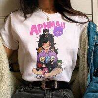 Aphmau Tee ผู้หญิงกราฟิก Streetwear ฤดูร้อนเสื้อยืดเด็กผู้หญิงเสื้อผ้าญี่ปุ่นการ์ตูน