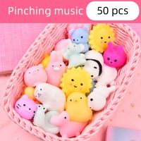 50pcs Small Animal Cute Pet Seal Jun Little Rabbit Creative Toy Pinching Music Decompression Childrens Toy