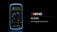 โปรโมชั่น++ Digital LCD Multimeter XL830L เครื่องวัดแรงดันไฟ วัดกระแสไฟ วัดค่าความต้านทาน วัดทรานซิสเตอร์ ดิจิตอลมัลติมิเตอร์ ราคาถูก เครื่องวัดไฟฟ้า เครื่องวัดกระแสไฟฟ้า ไฟฟ้า  เครื่องมือช่าง