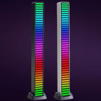 RGB Sound Control LED Light App Control Pickup Voice Activated  Rhythm Light Car Computer Desk Decor Lamp Music Ambient Lights Night Lights