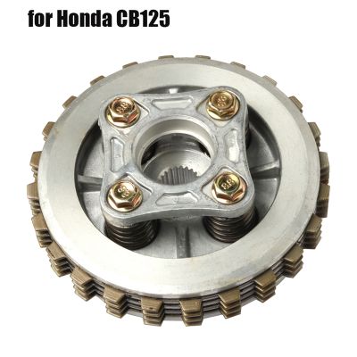 Motorcycle 4P Plate Friction Clutch Kit for Honda CB125 ACE CB CG XL 125 KYY CB125F Complete Clutch Setup Drum Assy Part