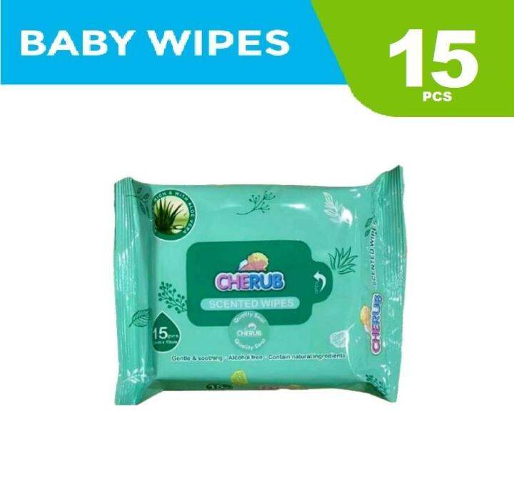 Cherub Baby Wipes 15`s Scented Lazada PH