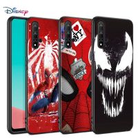 {Taoyitao Case} เคสนิ่มสีดำ Marvel หนอนแมงมุมสำหรับ Huawei Nova 8 7 6 SE 5T 7i 5i 5Z 5 4 4E 3 3i 3E 2i Pro เคสโทรศัพท์