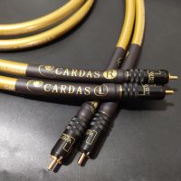 CARDAS rca jack cable High Quality OFC pure copper plated silver 2RCA to2 RCA HiFi Audio Line Wire with WBT-0144 RCA Plug Cables