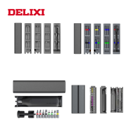 DELIXI 44 30 39 8 In 1มัลติฟังก์ชั่ไขควงชุดมินิแม่นยำแม่เหล็กไขควงเครื่องมือซ่อมแซมสำหรับศัพท์พีซีเครื่องมือช่าง