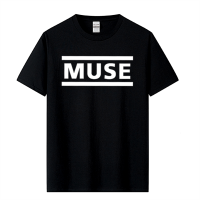 ผู้ชายคุณภาพสูง100% Cotton พิมพ์ลาย Muse Rock Band เสื้อยืด O-คอ Hip Hop เสื้อชาย