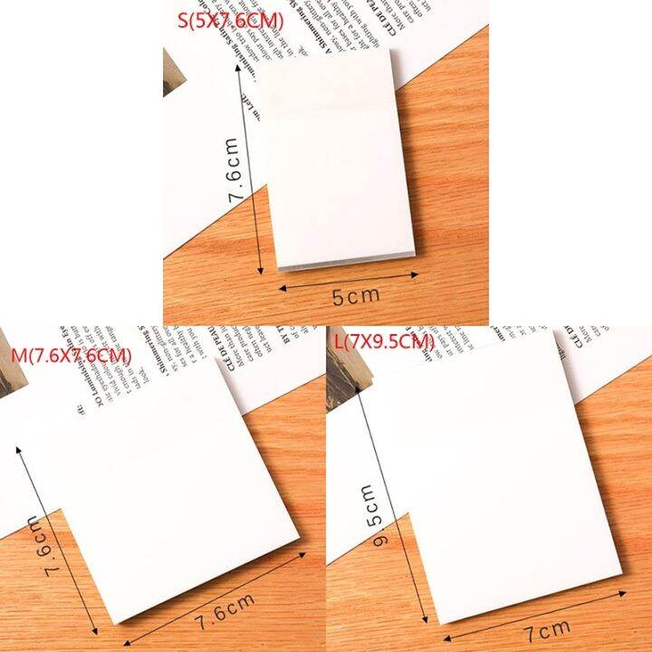 50-sheets-waterproof-pet-transparent-memo-sticky-note-paper-list-paper-office-school-supplies