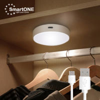 PIR Motion Sensor LED Night Light USB Rechargeable Under Cabinet Lights Auto OnOff for Bedroom Stairs Wardrobe Closet Wall Lamp