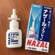 Xịt mũi viêm xoang Nazal Sato Nhật Bản - Chai 30ml