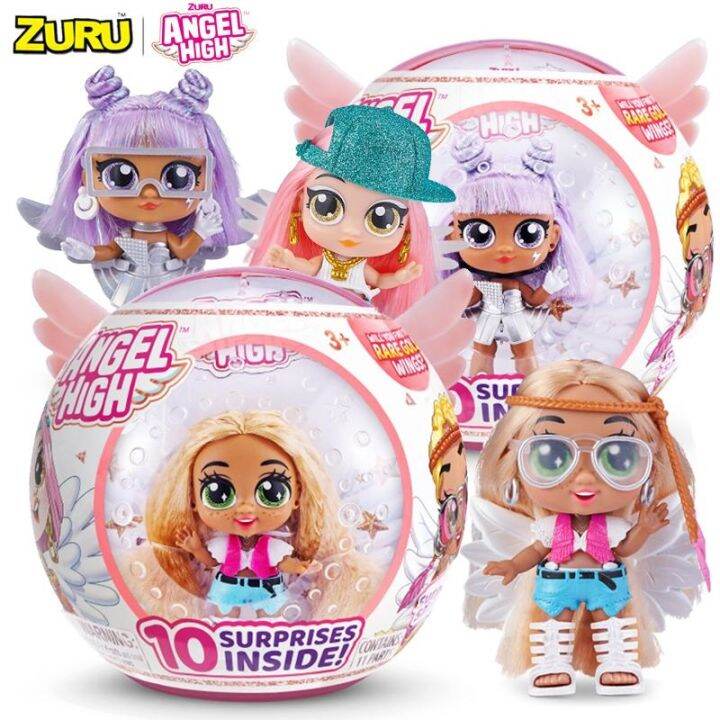 Zuru Little Itty Bitty Prettys Angel High Collect Doll with 10 Surprise ...