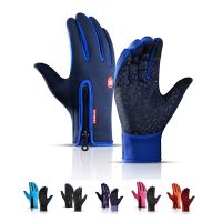 1pcs Unisex Touchscreen Winter Thermal Warm Full Finger Gloves for Cycling Bicycle Bike Ski Outdoor Camping Hiking Motorcycle