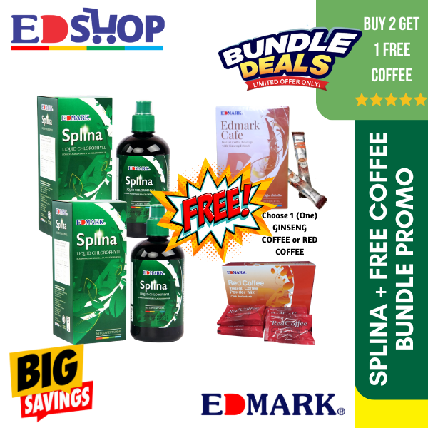 Edmark Products Original [BUNDLE] Splina Liquid Chlorophyll Drink 500ml