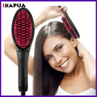 Professional Comb Hair Straightener Styling Brush Irons Straightening Hair brush Electric Curler Styling Combs EU US Plug