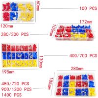 Special Offers Boxed Insulated Crimp Terminal Kit,U/O Male Female Splicing Termination,Electrical Connector,2.8/4.8/6.3Mm Docking Terminall