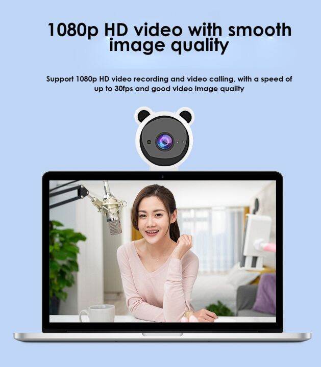 zzooi-1pc-laptop-live-streaming-online-course-1080p-resolution-webcam-computer-noise-reduction-usb-powered-camera-cam