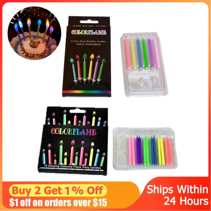 cw-multicolour-candles-with-holders-colorful-wedding-birthday-decoration-supplies-for-children-kids