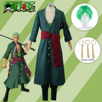 ชุดอะนิเมะกิโมโนญี่ปุ่น,ชุดอะนิเมะ Roonoa Zoro ชุดคลุมทั้งตัวเสื้อผ้าปาร์ตี้ฮัลโลวีนชุดคอสเพลย์ผู้หญิง