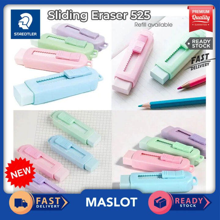 Staedtler PVCFree Eraser With Sliding Plastic Sleeve 525 PS1P1