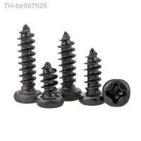 ✾♂  100Pcs/lot M1.4 M1.7 M2 M2.3 M3 Black Phillips Head Micro Screws Round Head Self-tapping  Small Wood Screws