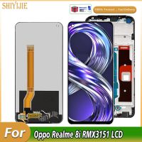 6.6 Original Screen For Oppo Realme 8i LCD Display For Realme8i Russian Version RMX3151 LCD Touch Digitizer Assembly with Frame