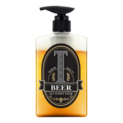 TROS Beer Deo Shower Gel ครีมอาบน้ำ หอม เท่ห์ จากทรอส ช่วยลดการสะสมของแบคทีเรีย พร้อมความหอมแบบพรีเมียม 450 mi.